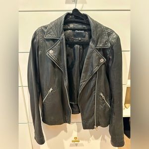 Madewell leather biker jacket